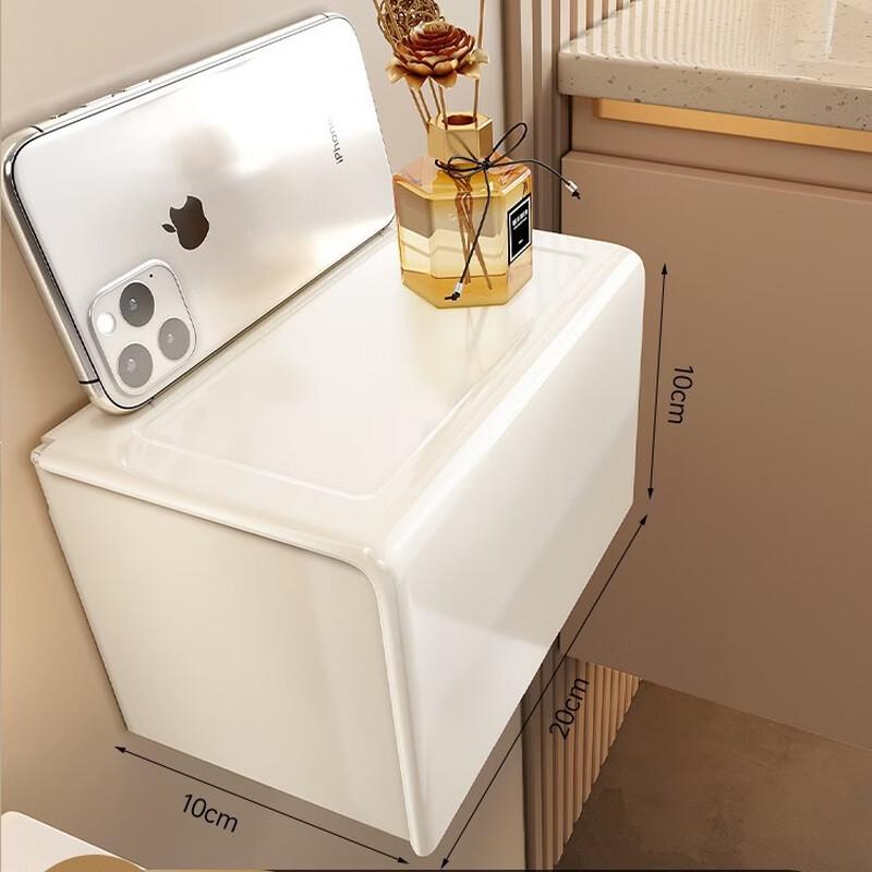 Cream Style Space Aluminum Towel Rack with Toilet Paper Holder