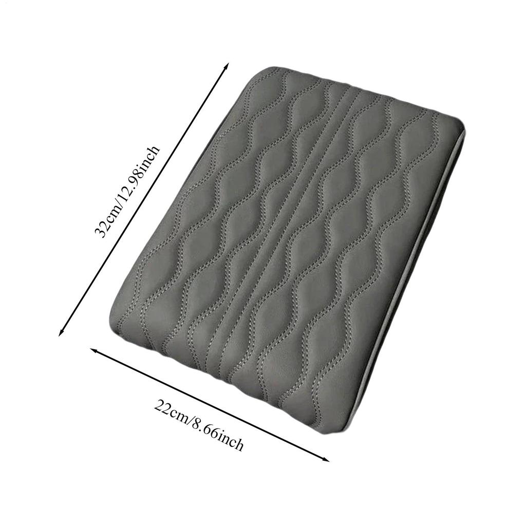Car Armrest Pad Pu Leather Protective Comfortable Pad Car Arm Rest Cover For Autos Road Trip Truck Most Vehicle Suv Men Women