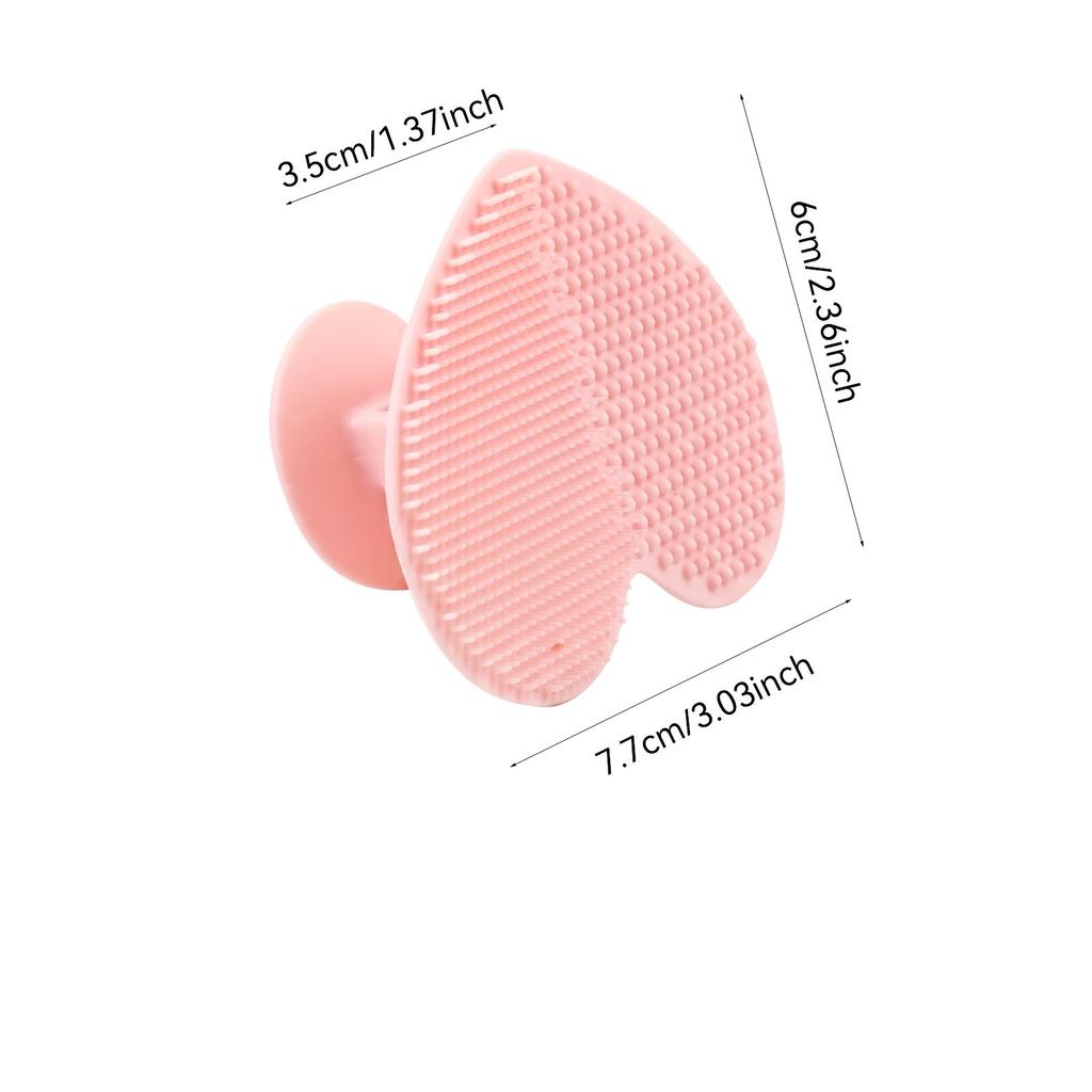 Dual-Action Silicone Facial Scrubber, 2-in-1 Deep Cleansing & Skin Massager, Ergonomic Non-Slip Finger Grip for Face Washing