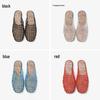 Transparent Mesh Half-Slippers: Women's Casual Korean Slip-On Sandals