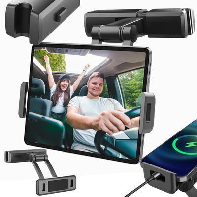 Heckermann PB-48 Car Headrest Holder for Phone or Tablet