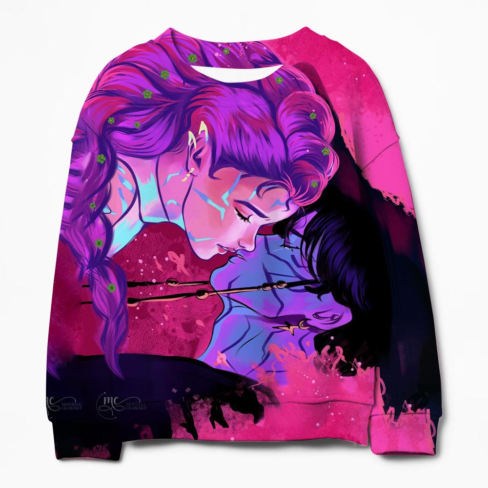 Barn Tegneserie KPop Demonjegere Huntrix Gensere Jenter Langermet Kåper Babyjenter Pullover Klær Barn Fritidssweatshirt