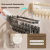 Balcony Drying Rack Folding And Rotating No Punching Suction Drinking Cup Wall Mounted Sock Rack Home Use Storage Durable