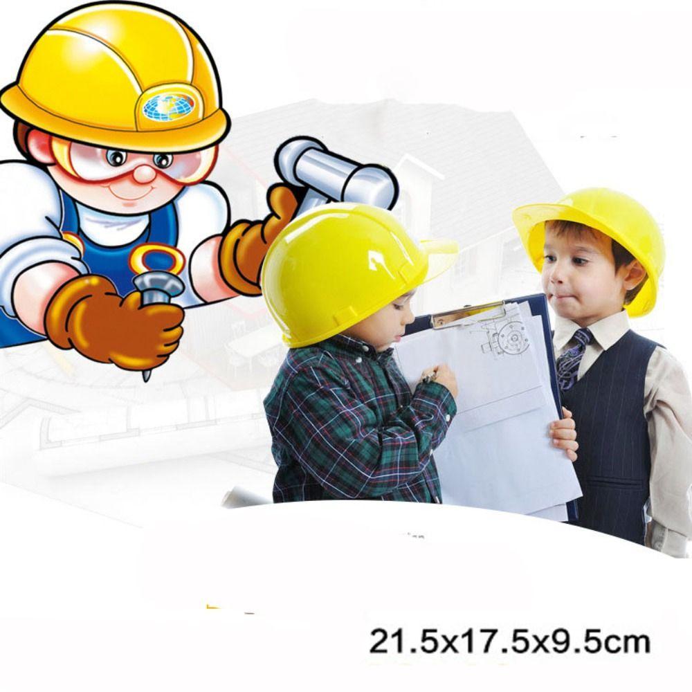 Plastik-Spielhaus Arbeiterhut Bauarbeiterhelm Kindergeburtstag Party Dekoration Zubehör