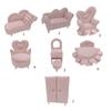 Sofa Shaped Jewelry Box Beautiful Jewelry Case Jewelry Storage Organizers Plush Texture for Fashionable Jewelry Storage