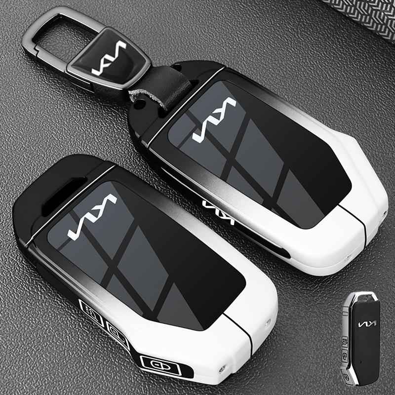 Zinc Alloy Car Remote Key Case Cover For KIA Sportage R GT Stinger Sorento Ceed Cerato Forte Niro Soul Telluride Accessories Gztcv55