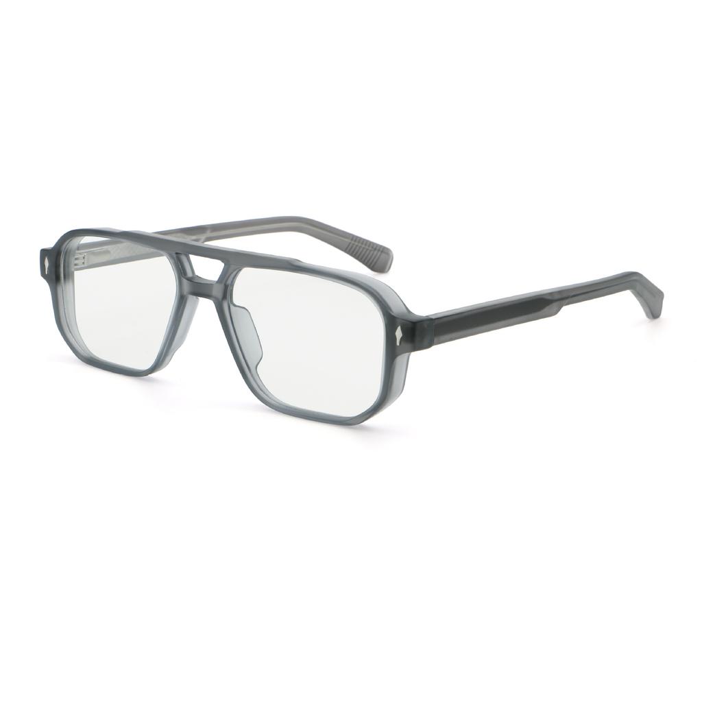 Transparent Computer Reading Glasses Frame Women Anti Blue Light Square Eyewear  Black Eyeglasses Presbyopic Glasses For Men