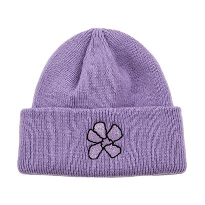 UNALLOYED FLOWER BEANIE / PURPLE