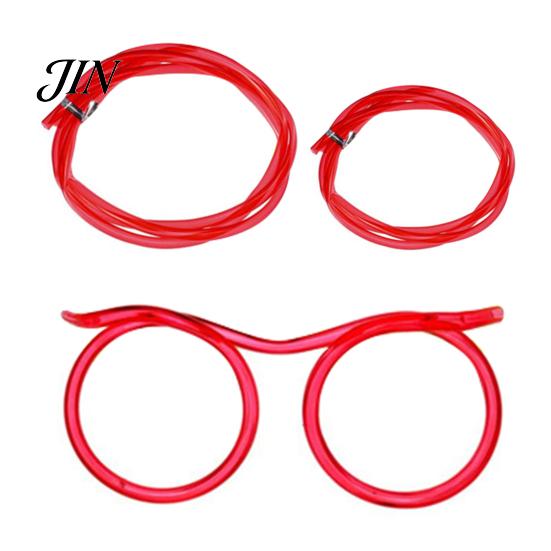 Novelty Drinking Straw Funny Glasses Straw, Creative Eyewear Tube for Parties, Bendable Flexible Juice Soda Milk Tea, Gag Gift Kids Adults Safe