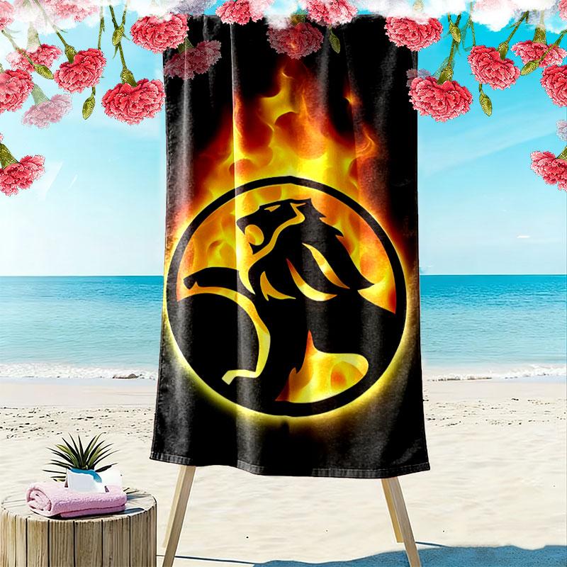 Holden Print Beach Towel, Large Soft Quick Dry Towel for Beach Camping Swimming
