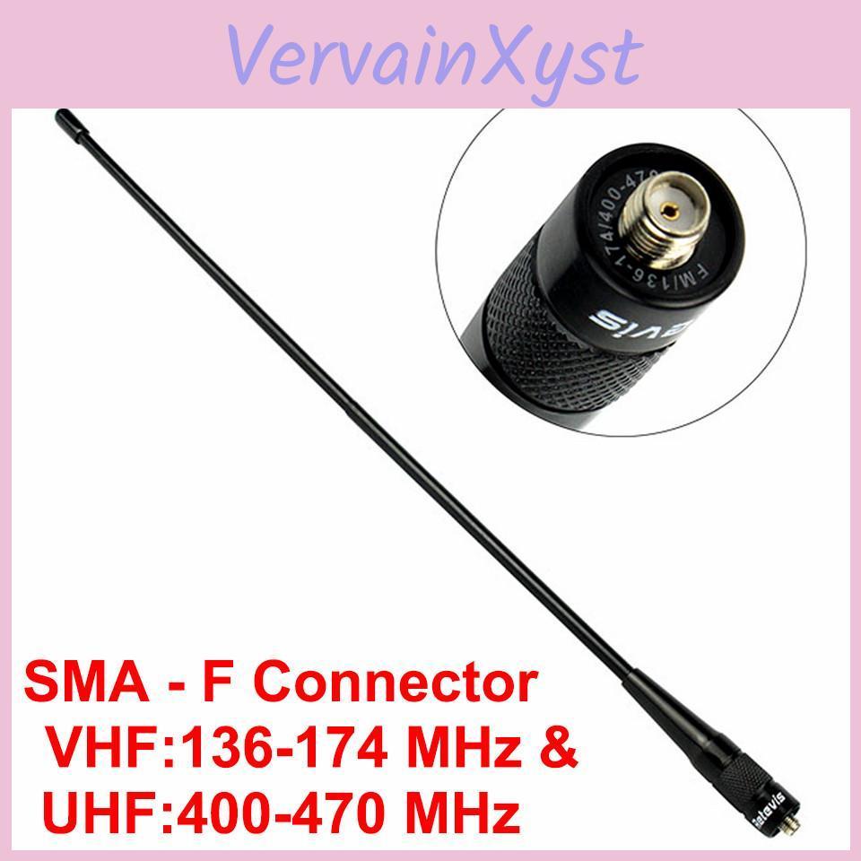 Antenna Rhd771 Vhf Walkietalkie Smaf Uhf Dual Band For Walkie Talkie Radio Kenwood Uv 5r 888s Uv82 144430mhz
