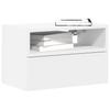 Nightstand, Wall-Mounted, 45X26X28.5 Cm, White