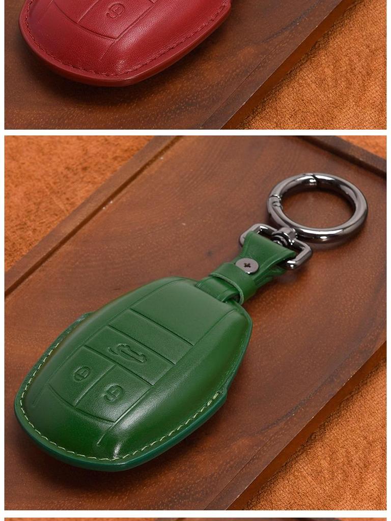 Handmade Genuine Leather Key Case for Bentley: Flying Spur, Bentayga, Continental GT, Mulsanne