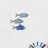 3 Pezzi Decorazione Murale Pesce in Legno Estivo, Scultura Murale Pesce a Tema Nautico Costiero, Arte Murale Vintage per Casa al Mare Lago Bagno Camera da Letto Soggiorno