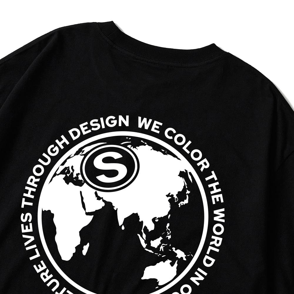 Seupeullaesikodeu Short Sleeve T-Shirt Black - Splashcode World