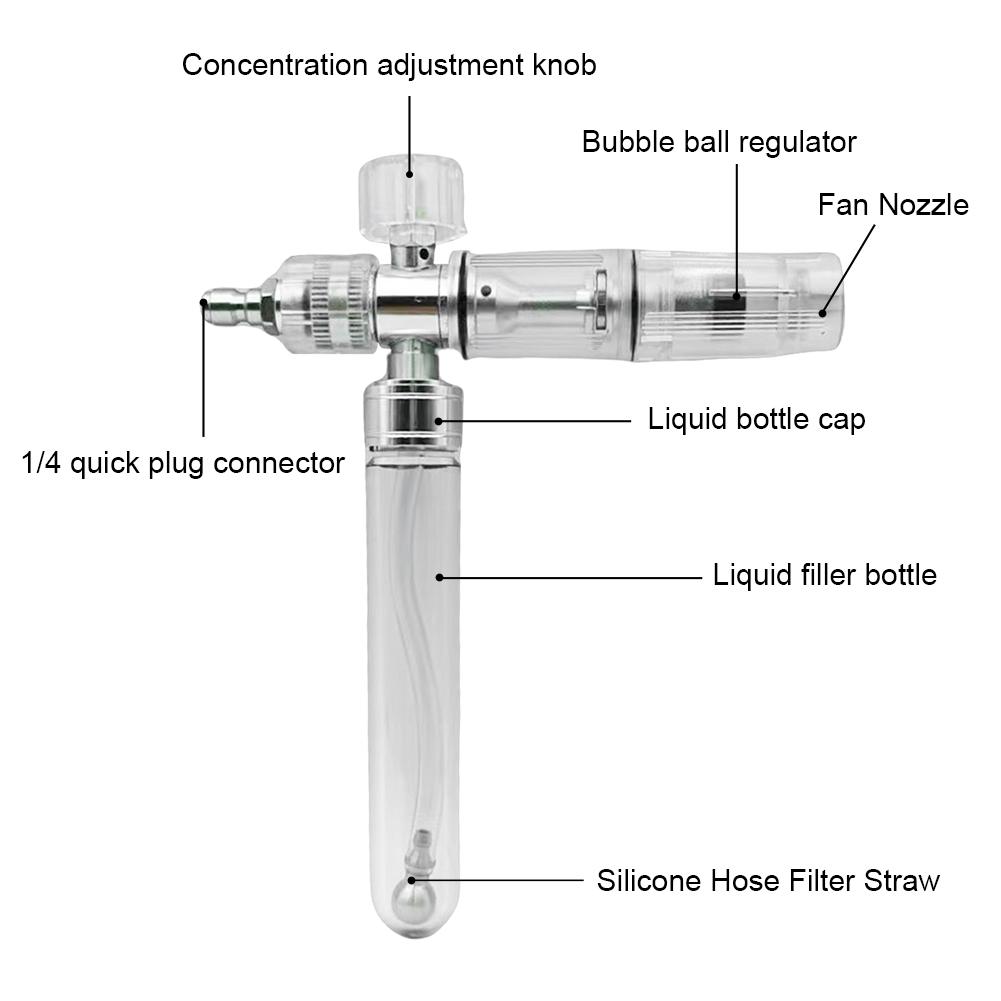 35ml Water Foam Pot with 1/4 Inch Quick Connector Soap Foam Spray Bottle Car Wash Foam Sprayer for Cleaning Cars SUVs