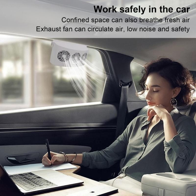 Car Cooler Front Rear Window Radiator Auto Air Vent Fan Radiator Cooling System USB Charging Solar Powered Ventilator