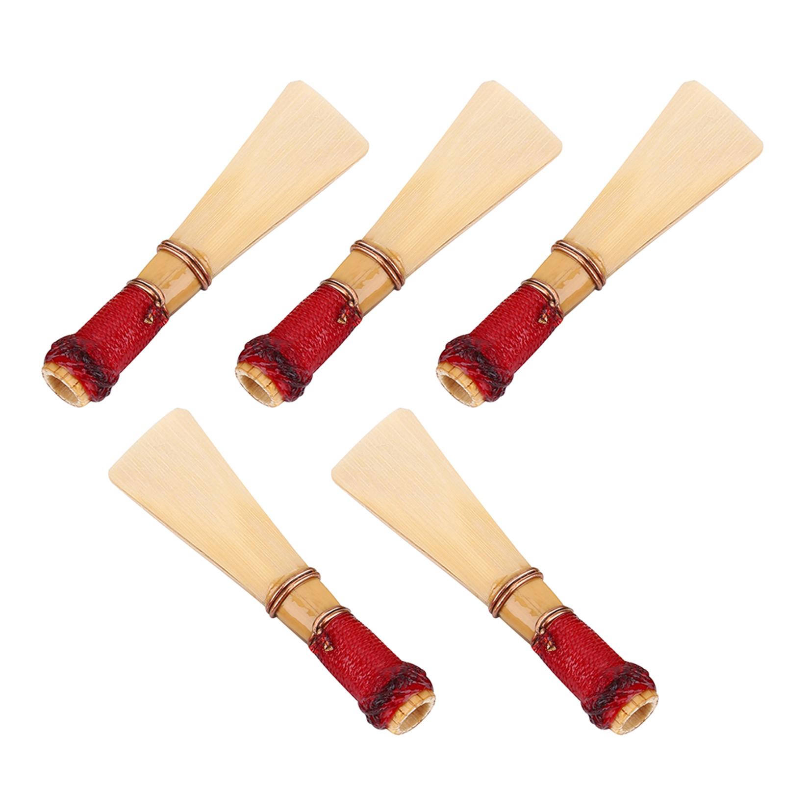 

5 Pcs Good Quality New Bassoon Reeds Reed Medium Instrument Accessories
