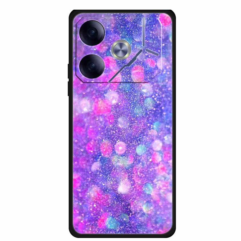 Phone Case For Tecno Pova 6 Back Cover Case Shockproof Black Silicone Soft Funda For Tecno Pova 6 Case Pova6 6.78" Capas Coque
