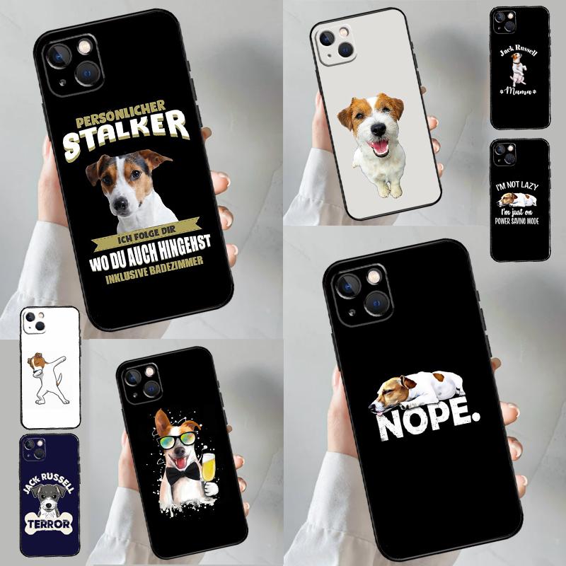 Jack Russell Terrier Cute Face Puppy Dog Phone Case For iPhone 16 15 14 13 12 11 Pro Max XS X XR 7 8 14 16 15 Plus Cover Coque