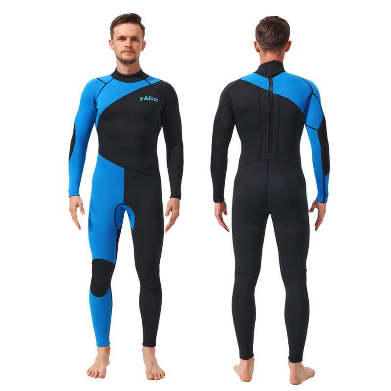 Diving Wetsuit 3mm Fullsuit Men Women Neoprene Thermal Surf Snorkeling Winter Swimming