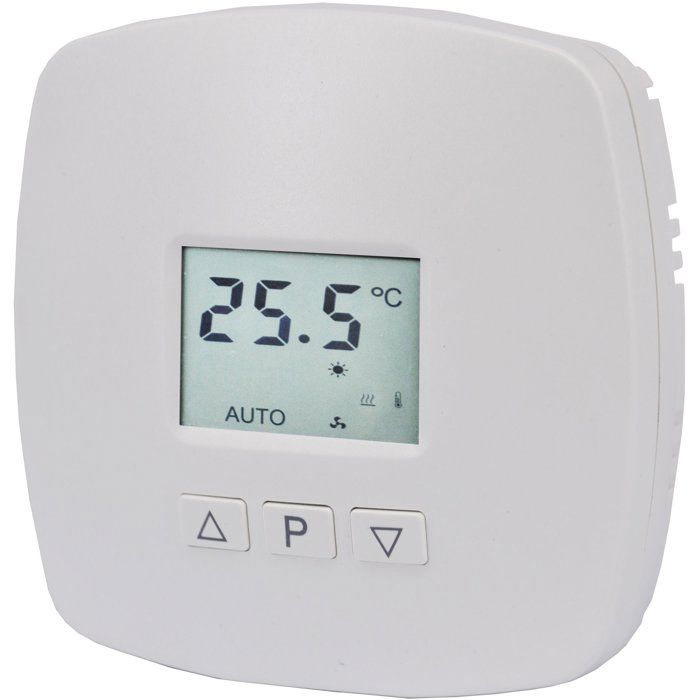 Non Communiqué Blanc Thermostat Digital Programmable Gao 2 Fils Mural Auto Éco Confort - Image 5