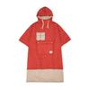 Kodak Padded Hoodie Poncho Red