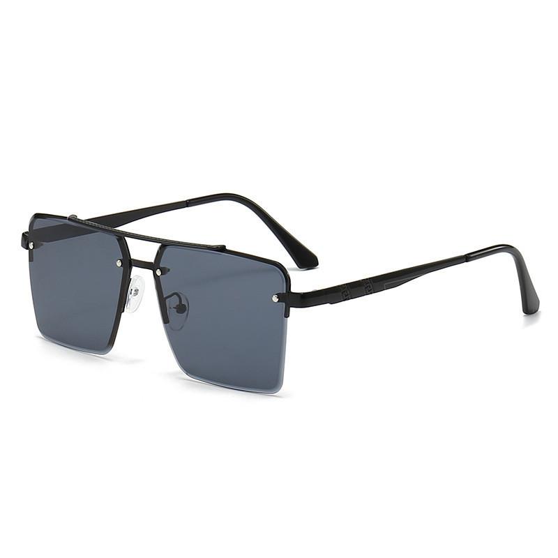 

Металлические двойные модные солнцезащитные очки для мужчин для вождения на открытом воздухе, защита от солнца и УФ-лучей StyleF