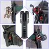 Portable Waist Belt Fishing Rod Holder Adjustable Length Multi-functional Lightweight Pole Inserter
