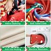 Santa Claus Car Decoration Front Seat Covers, Towel Car Seat Protector For Outdoor, Camping, Snow, Workout, Running, Seat Protector Universal Fit For