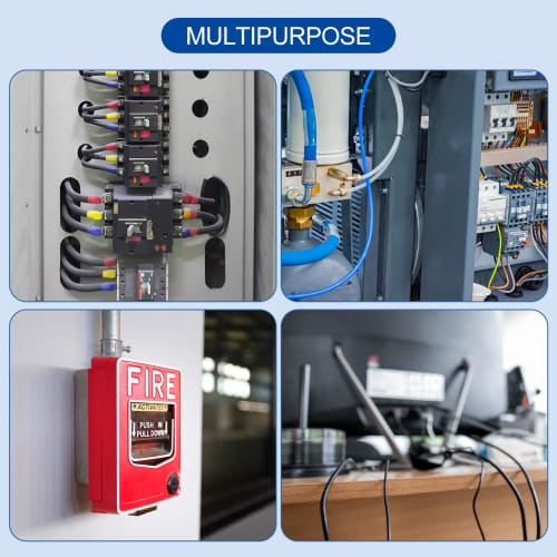uxcell 6-Piece Rubber Grommet, 1-3/8" (35mm) Inner Diameter, 1-9/16" (40mm) Drilled Hole, Double-Sided Firewall Hole Plug, Round Electrical Wiring Gas