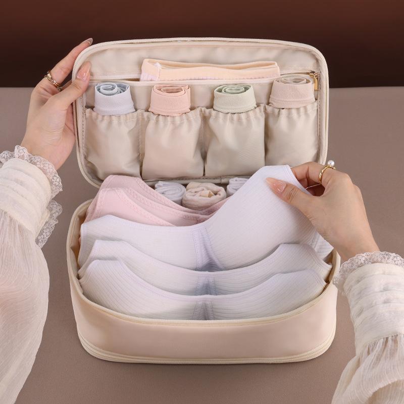 Cross Border Travel Underwear Bra Storage Bag Women's Large Capacity Socks Packaging Portable Clothing