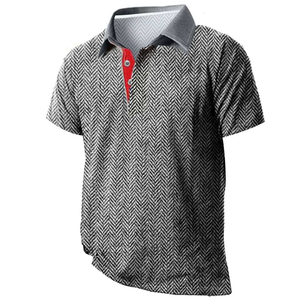 Pánská letní košile s krátkým rukávem pro volný čas prodyšná