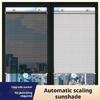Automotive Sunshade Universal with Reinforced Metal Rods Stops Glares Collapsible Car Window Sun Protector for Travel