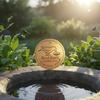 Bird Bath Purification Disk Universal Fit Birdbath Copper Disc Outdoor Water Care Reinforced Design Garden Decor