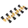 Windshield Wind Screen Spike Bolts M5 Screws Nuts Motorcycle Modification AccessoriesGold