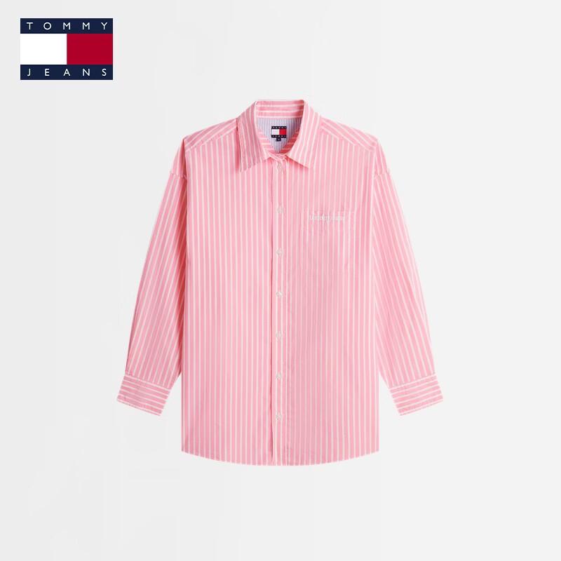 

Жіноча вишита смугаста бавовняна сорочка Tommy Jeans S