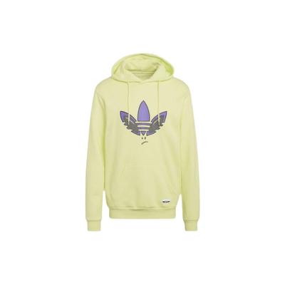 adidas Originals Trefoil Logo Vyšívaný Potisk Mikina Pánské Vrcholy Žlutá HC9451