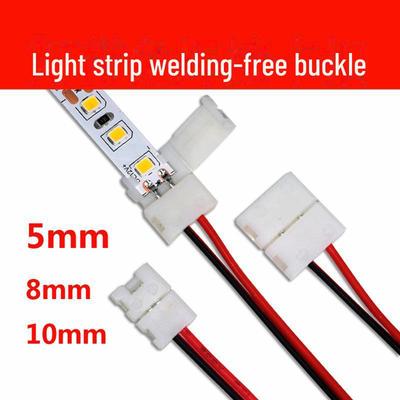 2835/5050 LED Lichtband Lötfreier Schnallenverbinder, 2-polig, 8/10mm