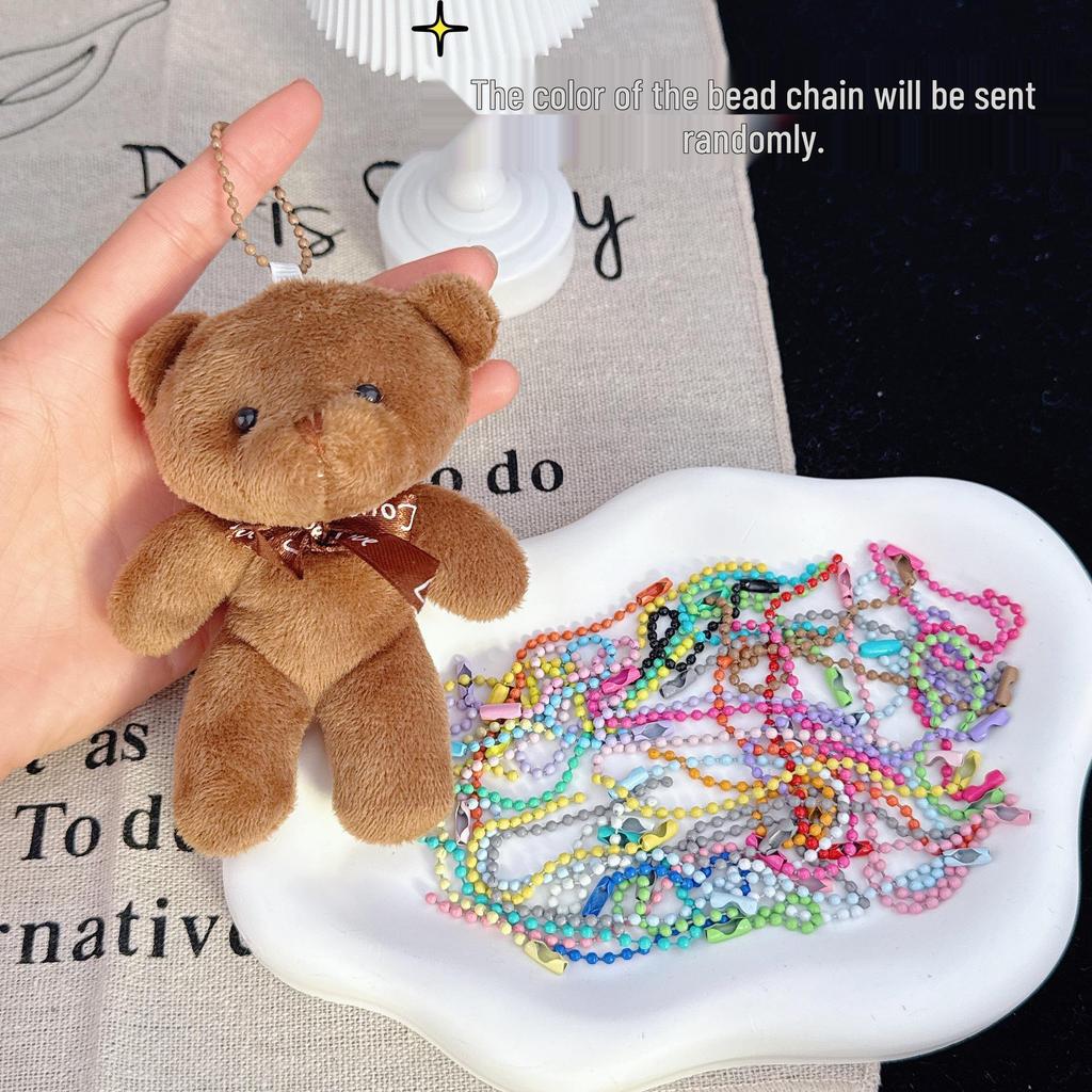 Portachiavi Ciondolo Tuta Peluche Orsacchiotto - Piccolo Giocattolo Regalo