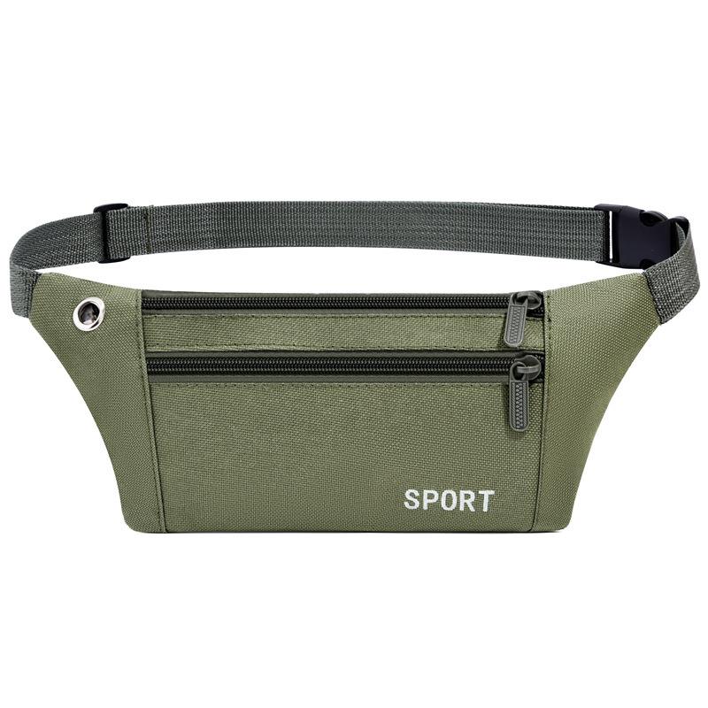 Durable Canvas Waist Bag for Seniors, Large Capacity Phone & Money Pouch, Wear-Resistant Crossbody for Men and Women