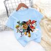 Kids Cartoon Graphic Baby T Shirt Cotton Casual Short Sleeve Tee Boys and Girls 2026 Summer Toddler Clothing Tops