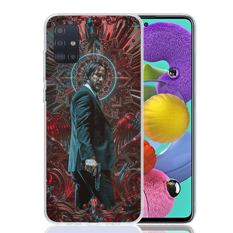

John Wick 4 Movie Phone Case for Samsung Galaxy A52 A51 A50S A12 A22 A32 A72 A10S A30S A31 A71 Note 20 Ultra 10 Plus S10 Galaxy Samsung A02S