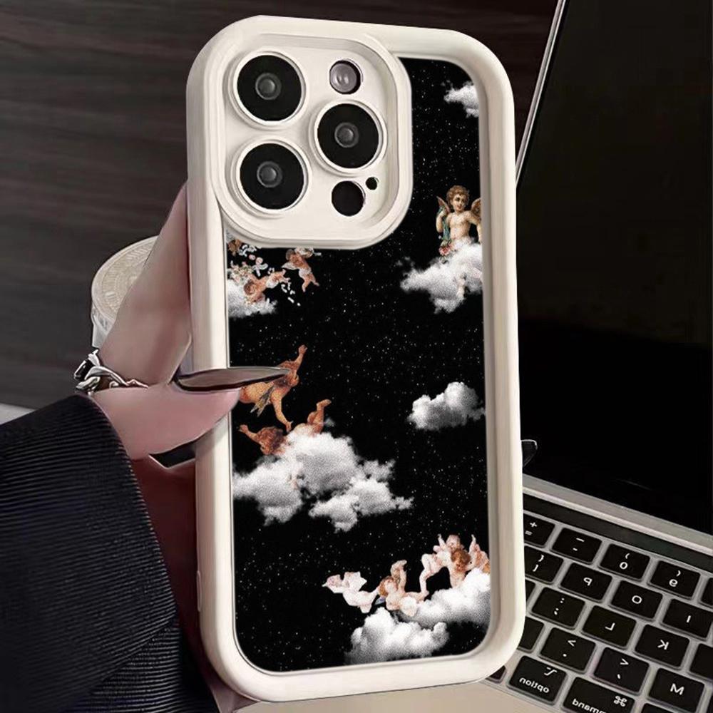 Angel Eye Soft TPU Phone Case for  Samsung A04 A05 A10 A30 A50 A13 A23 A53 A14 A24 A34 A54 A15 A25 A35 A55 S20 S23 FE S24 Ultra Ae51 Angel art design