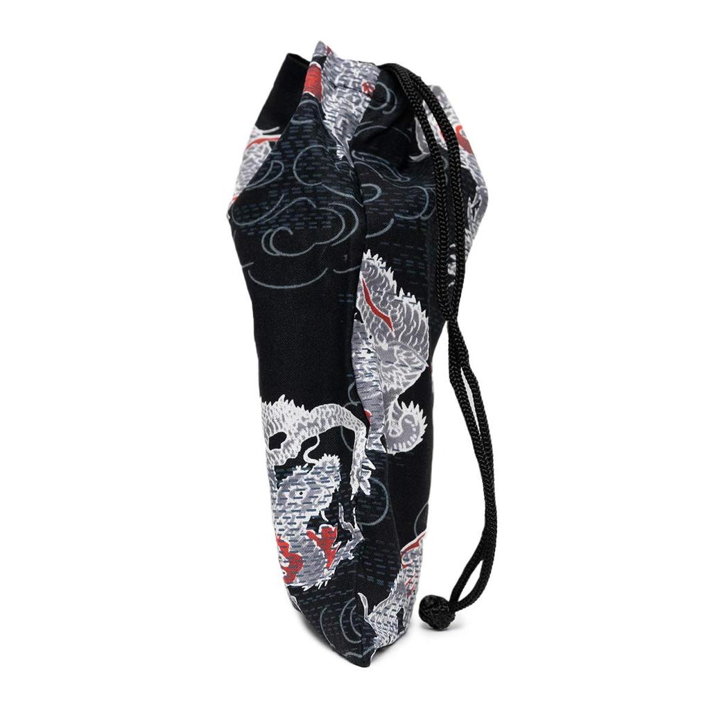 Drawstring Bag for Traditional Japanese Sizes 12 and [KYOETSU] Yukata, Pattern, 13, Men's (Size 13-3. Unryu)