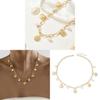 Minimalist Geometric Alloy Necklace With Artificial Pearl Pendant For Casual Women