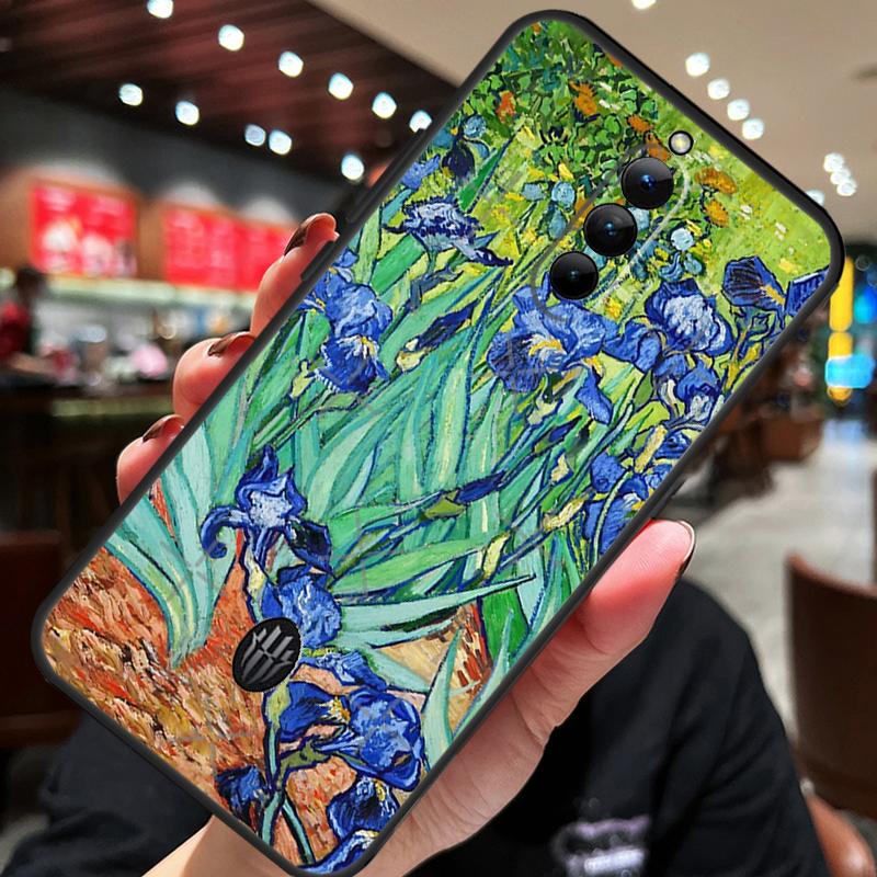 Lilac Irises Paintng Case For ZTE Nubia Red Magic 10S 10 8 9 8S 9S 11 Pro Plus 10 Air 5G 6R 6 7 6S 7S Pro Cover