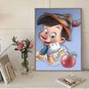 5D Diy Diamond Painting Lovely Pinocchio Full Drill Rhinestones Mosaic Embroidery Handmade Products Home Decor Gift