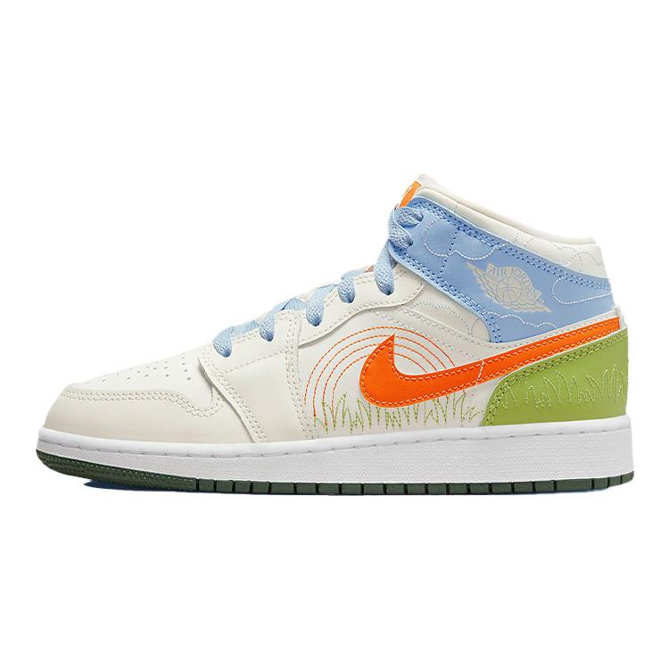 Jordan 1 Mid SE Stitch GS DX2462-100