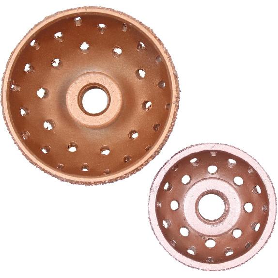 ApplianPar 42mm and 55mm Tyre Repair Grinding Head Buffing Wheel with Shaft Linking Rod for Car Wheels Patch